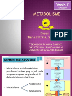 VI & VII Metabolisme PDF