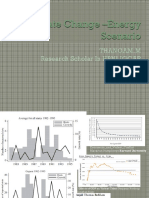 Climate Change - Energy Scenario: Thangam.M Research Scholar in HBNI, IGCAR Campus