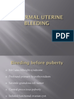 Abnormal Uterine Bleeding