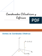 Coordenadas Esfericas y Cilindricas