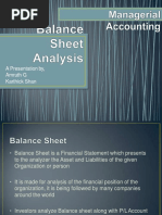 Balance Sheet Analysis