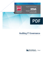 GTAG 17 Auditing IT Governance