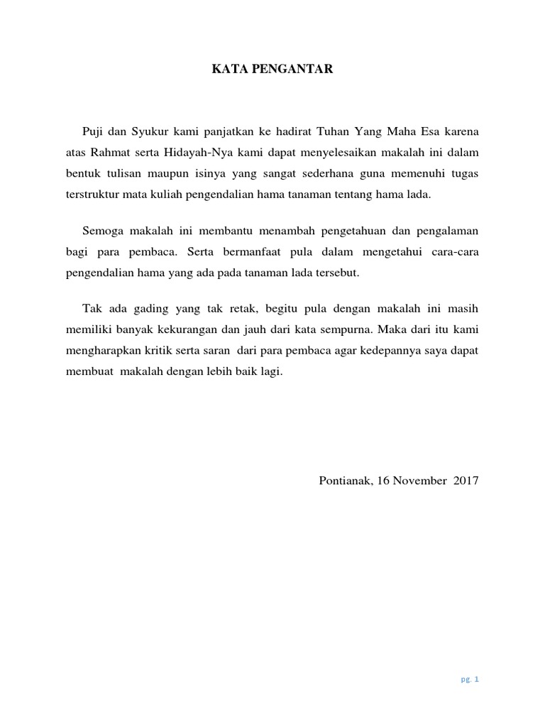 Makalah Pengendalian Hama