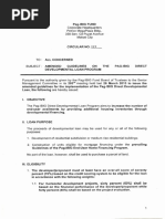 Circular No. 329 - Amended Guidelines On The Pag-IBIG Direct Developmental Loan Program