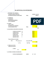 Calculo de Iluminación