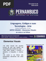 ARTES VISUAIS – Elementos Visuais as Cores e as Linhas