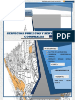 servicios públicos y servicios comunales 