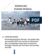 Konseling Kesehatan Remaja