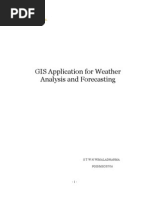 GIS Application For Weather Analysis and