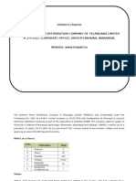 Citizens' Charter Summary for TSNPDCL