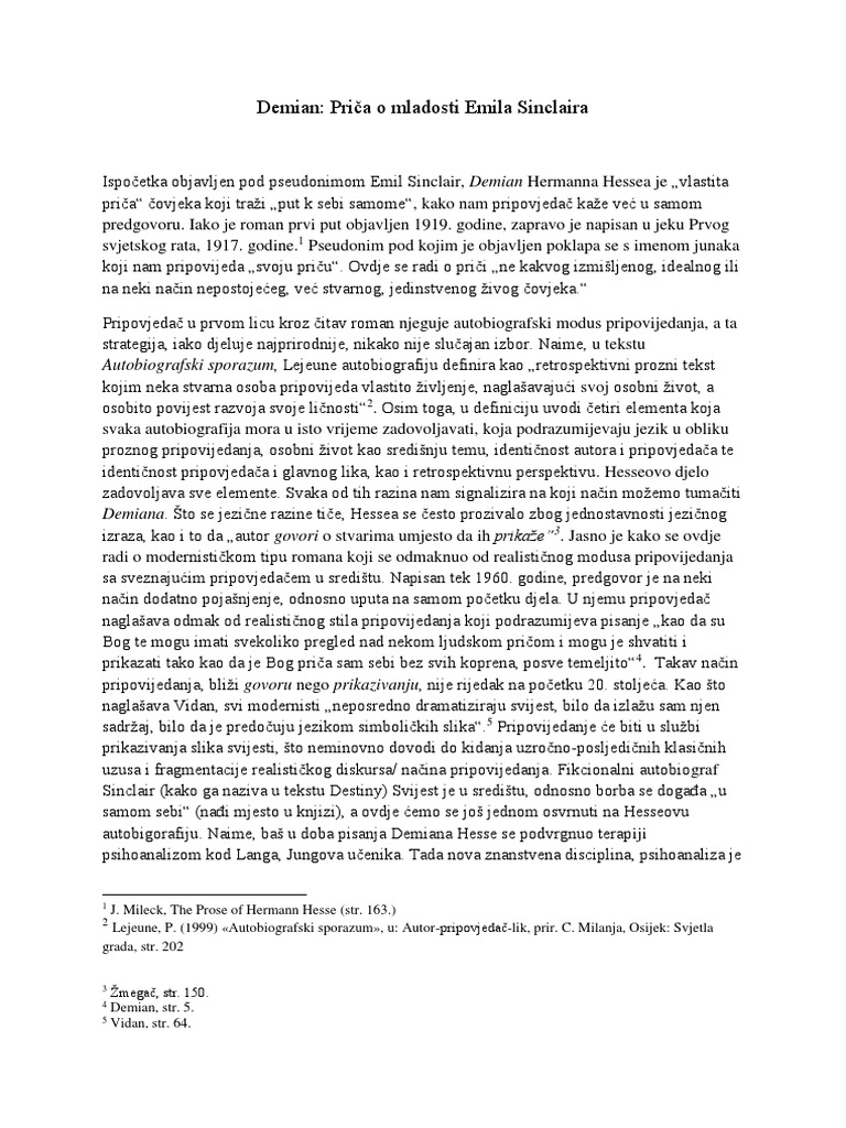 Demian | PDF