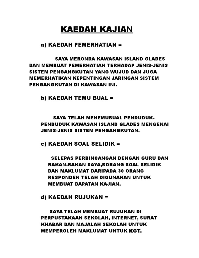 Kaedah Kajian  PDF