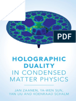 Holographic Duality in Condensed Matter Physics