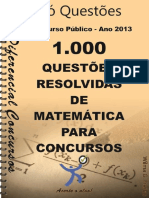 1.000 Questões de Matemática Resolvidas para Concursos - Copia.pdf
