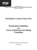 MTMP Preparation Guideline and ToR