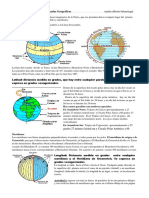 Paralelos y Meridianos, Coordenadas Geográficas