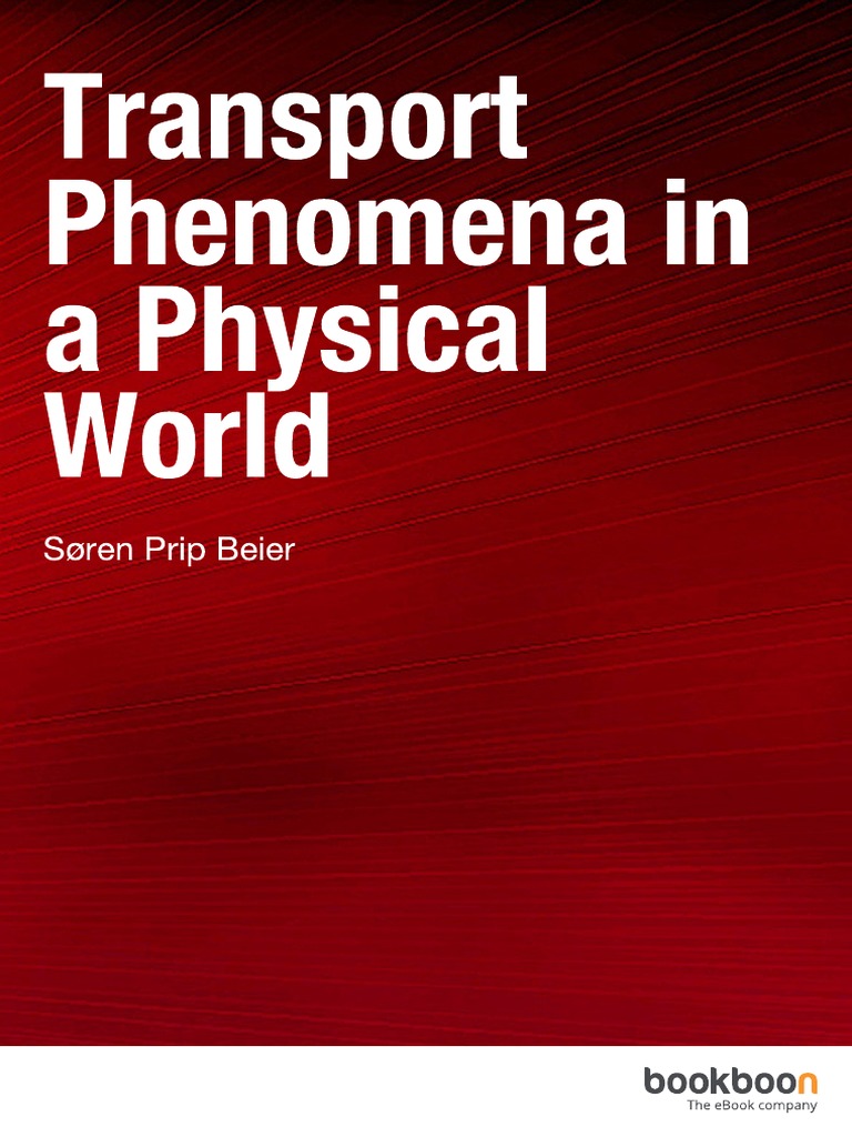 Transport Phenomena | PDF | Diffusion | Transport Phenomena