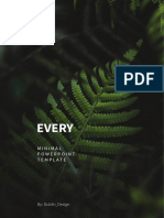 Every: Minimal Powerpoint Template
