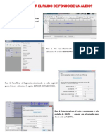 Tutorial para Quitar Ruido de Fondo