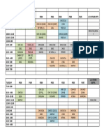 Deptals Sched Short Term '17-'18