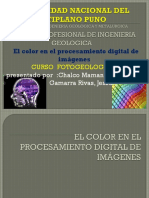 Procesamiento digital de imágenes y el color