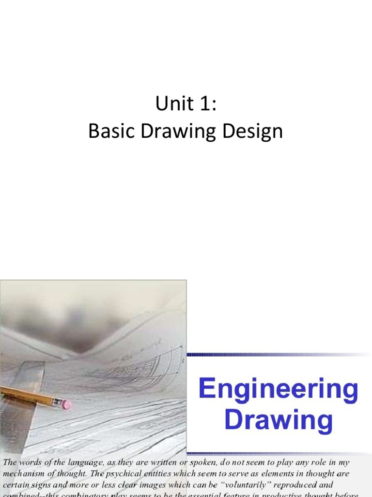 Unit 1: Basic Drawing Design | PDF