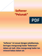 Softener resin mengurangi kadar ion mineral dalam air