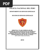Plan Curricular Control 2014