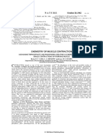 Chemistry of Muscle Contraction: Nature October 20, 1962