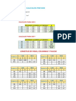 Matrices de Porticos 1 y c