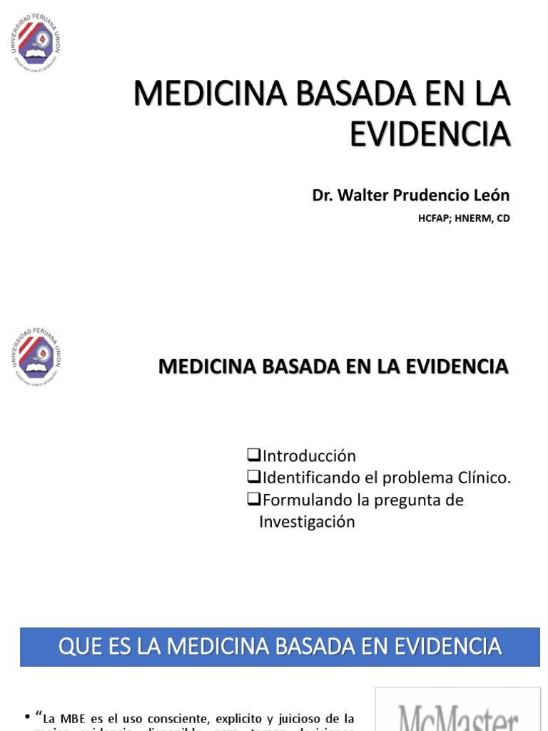 Medicina Basada en La Evidencia | PDF | Evidencia basada en medicina ...