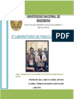 Informe de Laboratorio 2º de Fisicoquimica