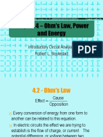 Chapter 4 - Ohm's Law, Power and Energy: Introductory Circuit Analysis Robert L. Boylestad