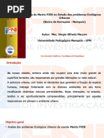 Uso Da Matriz PIER No Estudo Dos Problemas Ecológicos Urbanos