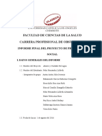 Informe Final de Responsabilidad Social Lilibeth