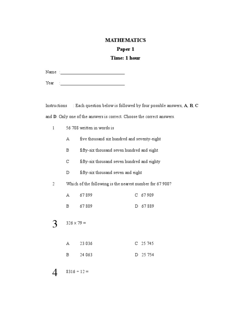 Mathematics 1 | PDF | Teaching Methods & Materials