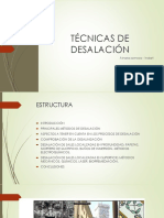 Técnicas de Desalación