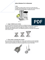 Utensilios Utilizados Por Un Bartender