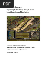 Download Serious Games Improving Public Policy through Gamebased Learning and Simulation by Katrin Becker SN38259791 doc pdf