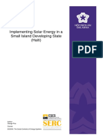 Implementing Solar Energy in A Small Island Developing State (Haiti)