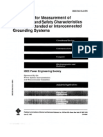 IEEE STD 81.2-1991 Guide For Measurement of Impedance and Safety Characteristics of Large, Extended or Interconnected Grounding Systems PDF