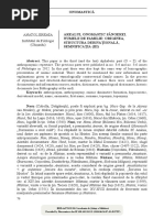Dicţionar Onomastic Romînesc | PDF