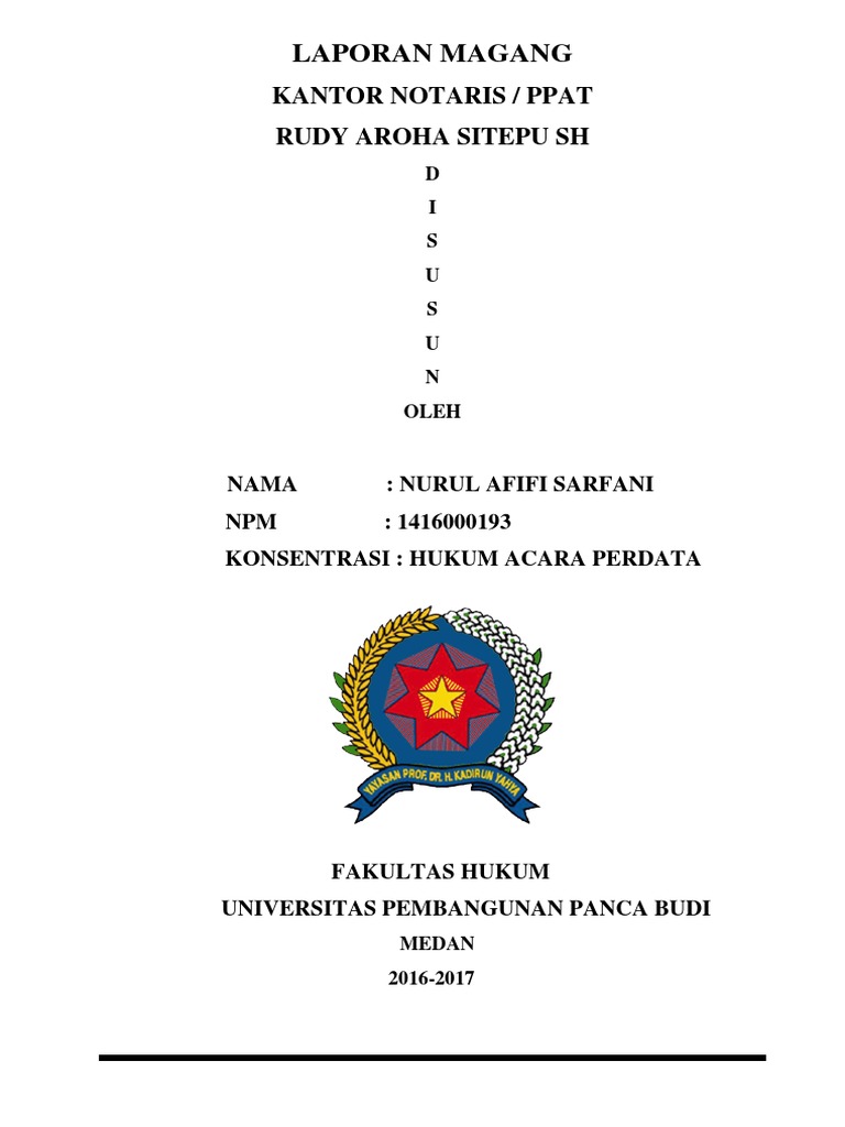 Laporan Magang Nurul Afifi Sarfani