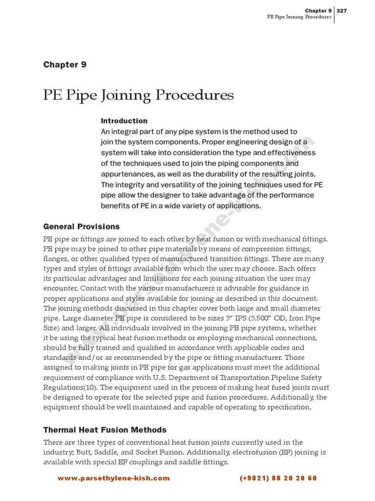 Chapter09Handbook of Polyethylene Pipe PDF Pipe (Fluid Conveyance) Mechanical Engineering