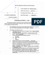 1999 - 9-20-1999 Kansas Court of Appeals Docketing Statemet Dombrowski-Richardson 96D217