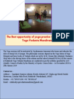 The Best Opportunity of Yoga Practice With Rishikesh Yoga Vedanta Mandiram