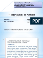 Codificacion de Partidas