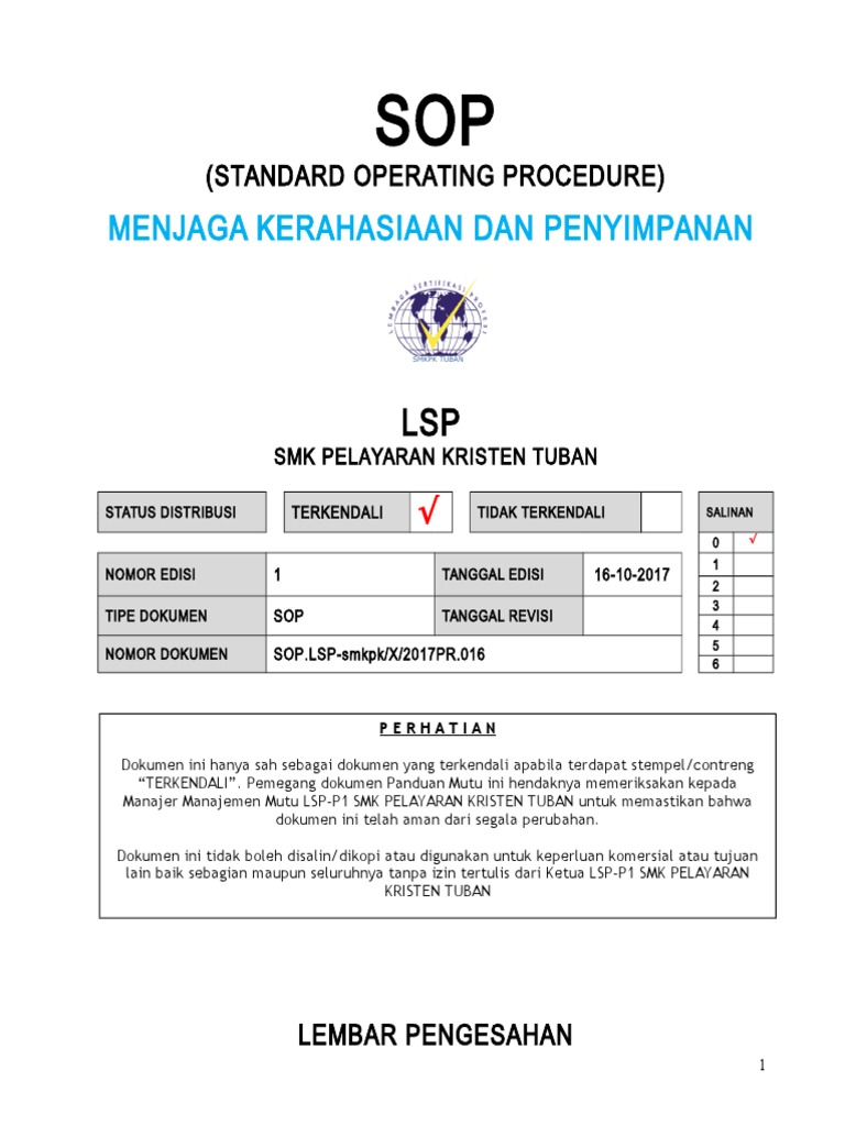 SOP 2 Reviewed | PDF