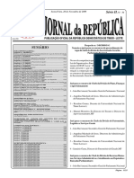 Aprova o Regulamento Das Competências Do Secretariado-Geral Do Parlamento Nacional