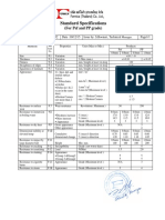 Standard Specifications Standard Specifications: (For Pef (For Pef and PP Grade)